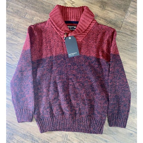 Boys Cowl Neck Pullover Sweater Size 6 - Picture 1 of 7